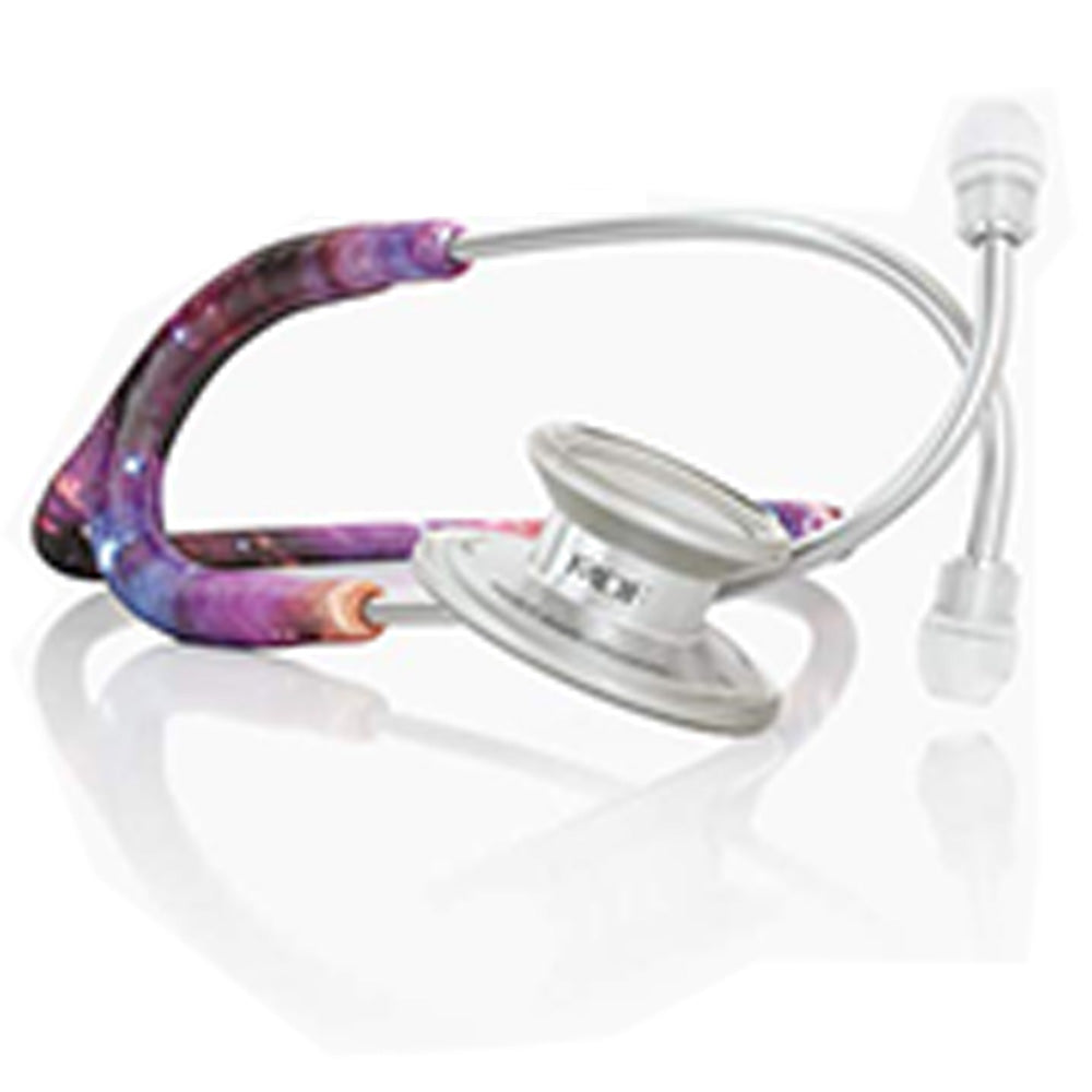 MDF Instruments MD One Premium Stainless Steel Dual Head Stethoscope, Adult, Black Tube, Black Chestpieces-Headset, MDF777BO