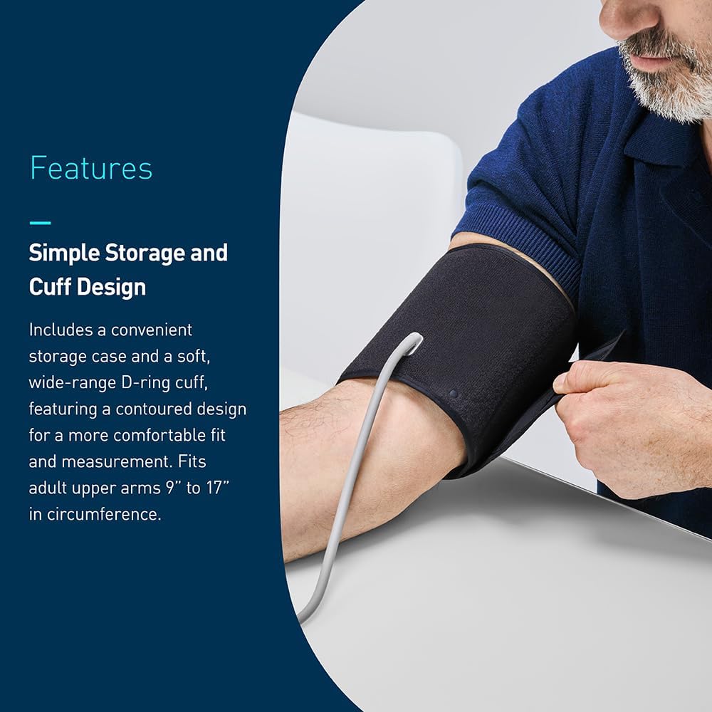 Home Bronze Blood Pressure Monitor and Upper Arm Blood Pressure Cuff - #1 Brand Recommended by Doctors and Pharmacists - Clinically Validated - Application