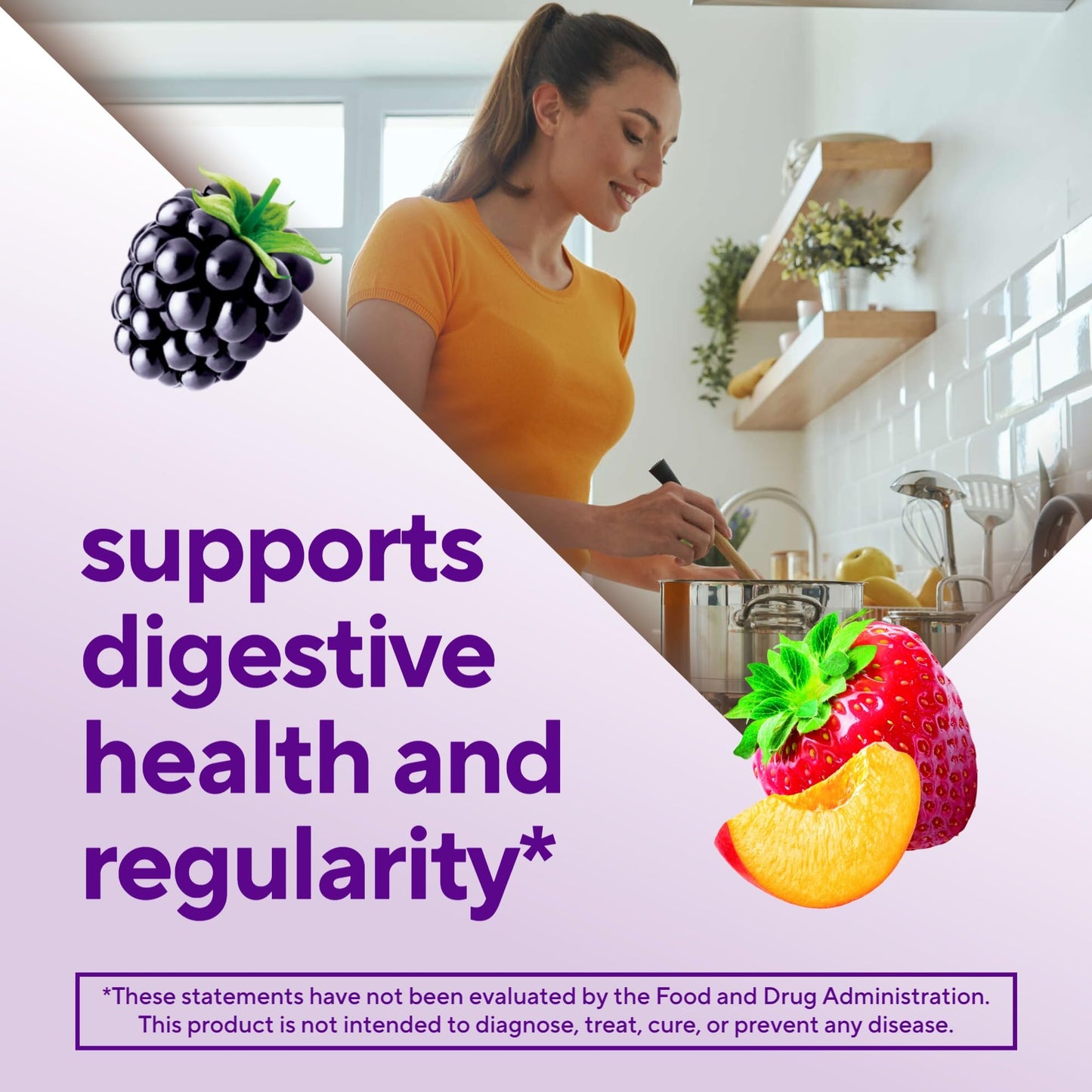 Vitafusion Fiber Well Gummy Vitamins, 90 Count (Packaging May Vary)