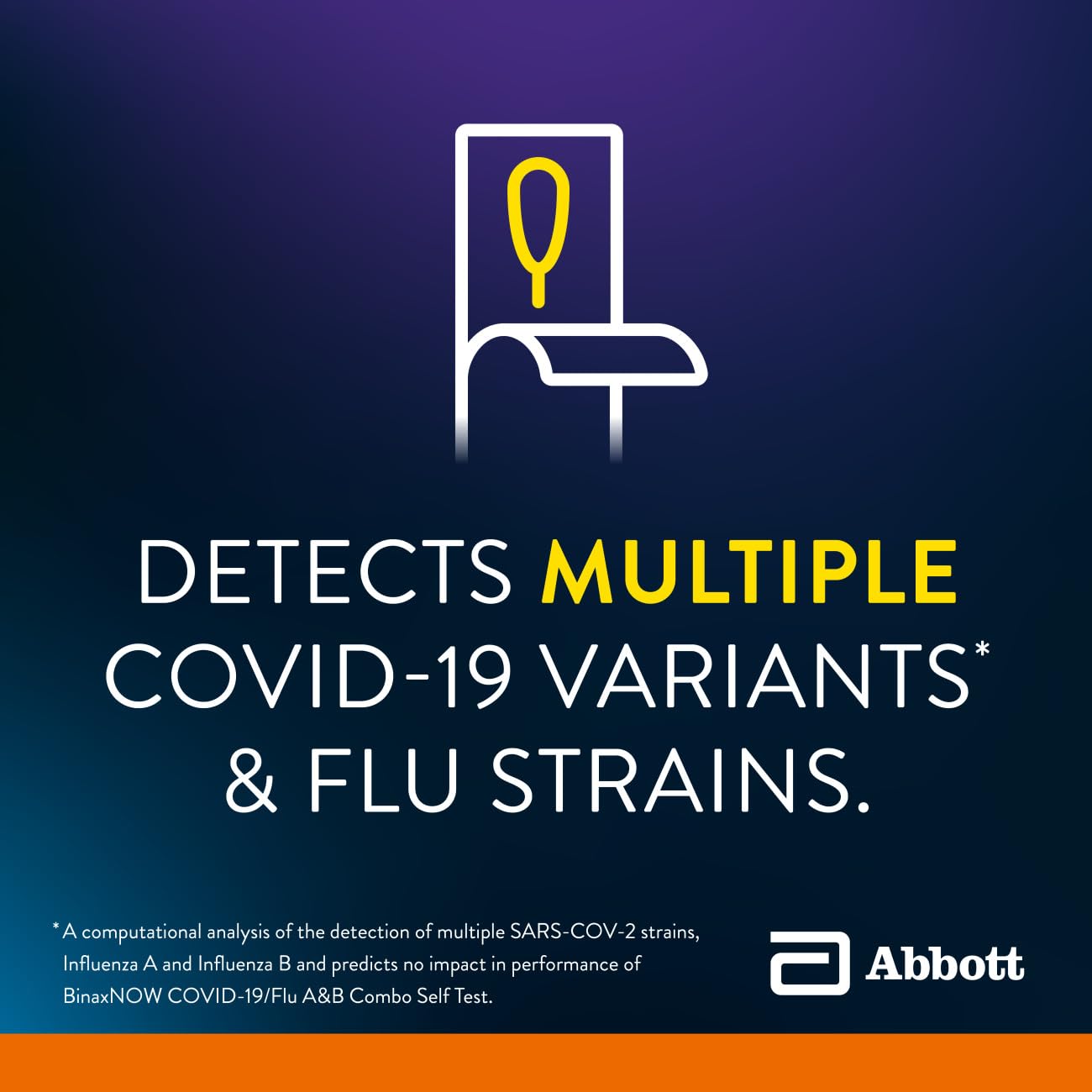 BinaxNOW™ COVID-19/Flu A&B Combo Self Test, Reliable COVID/Flu Home Test With 15 Minute Results, 4 Tests
